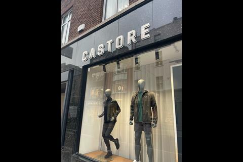Interior of Castore Dublin store